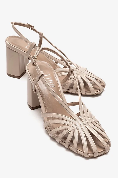 Prologue Shoes Womens Wilda Block Heel Sandal