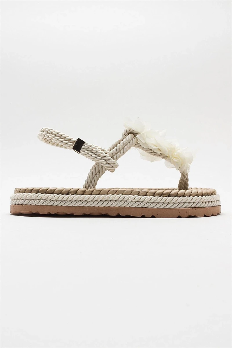Prologue Shoes Womens SANTRA Lace-Up Thong Sandals