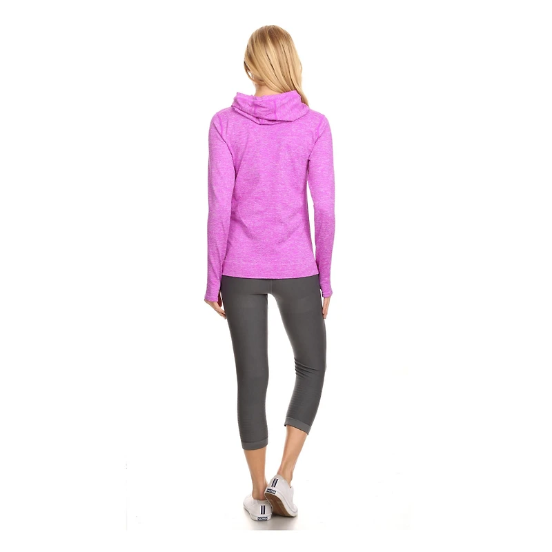 Wear Sierra Women's Seamless Full Zipper Long Sleeves Jacket