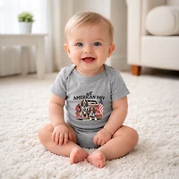 The Juniper Shop - All American Boy Dogs Baby Short Sleeve Graphic Bodysuit