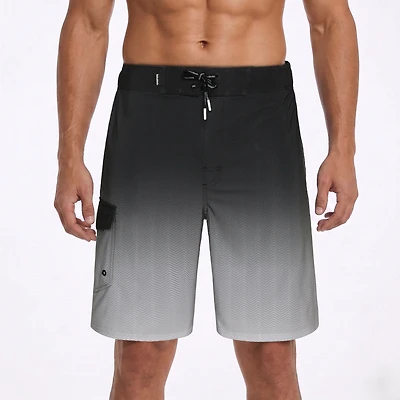 Rokka&Rolla Mens Stretch 9" Quick-Dry Board Shorts UPF 50+