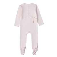 MeMoi Baby And Toddler Girls "Girl Her Waddling Ducks" Cotton Rich Footie