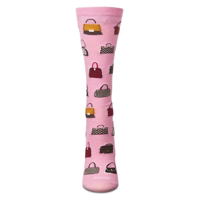 MeMoi Fake It Till You Make It Crew Socks