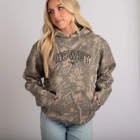 Simply Sage Market - Embroidered Howdy Bull Varsity Camo Hoodie