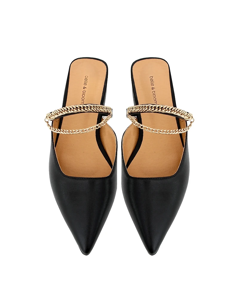 Belle & Bloom Womens On The Go Leather Flat