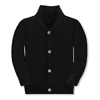 Gioberti Boy's 100% Cotton Knitted Shawl Collar Cardigan Sweater