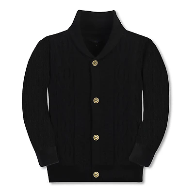 Gioberti Boy's 100% Cotton Knitted Shawl Collar Cardigan Sweater