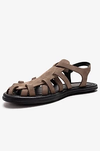 Forever & Always Womens Alone Leather Gladiator Sandals