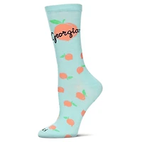 MeMoi Women's Georgia Bamboo Crew Socks