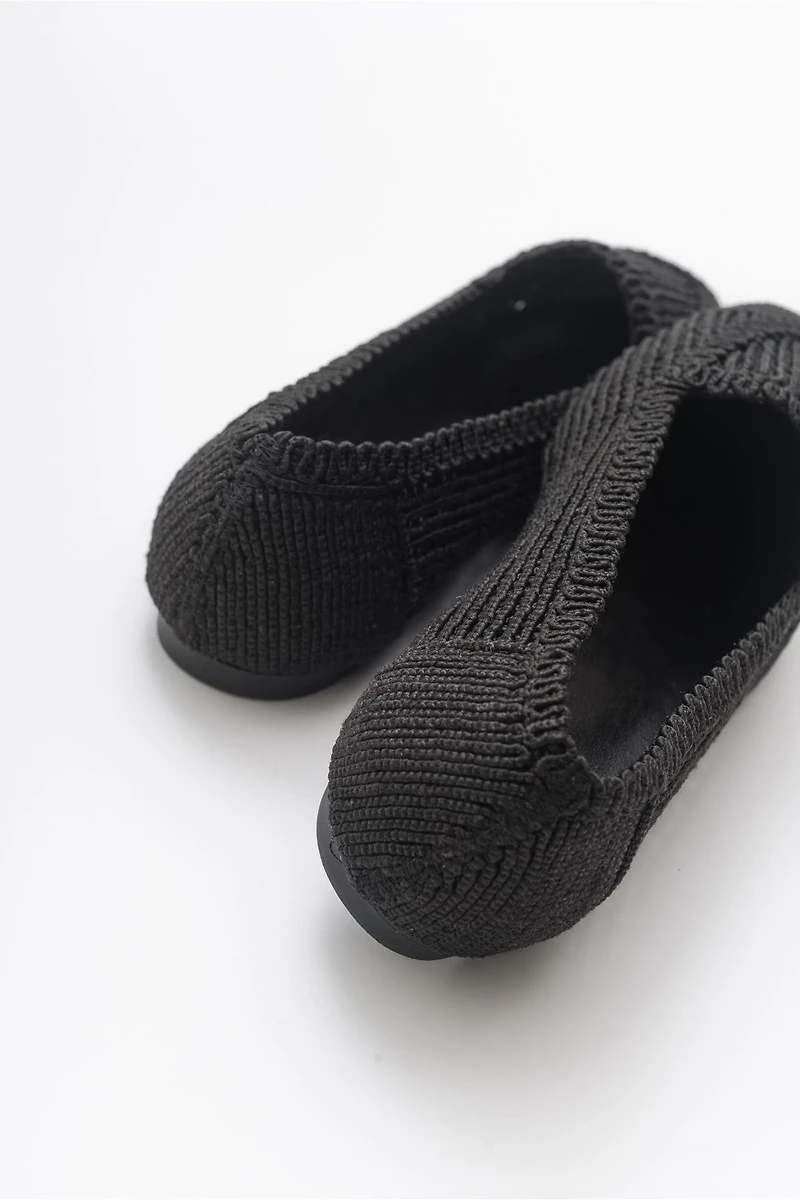 Prologue Shoes Womens Mira Knit Ballet Flat