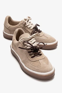 Forever & Always Womens Melle Leather Sneaker