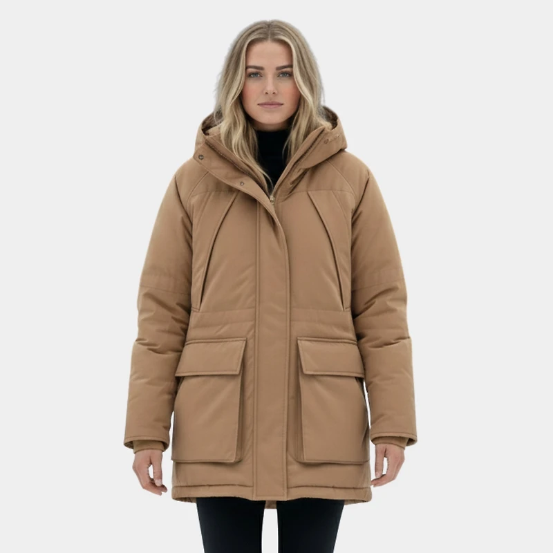 Rokka&Rolla Womens Parka Jacket with Carrying Straps