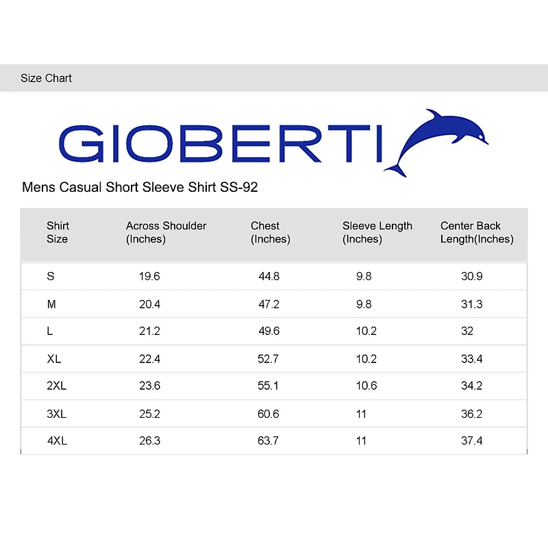 Gioberti Men's Plaid Short Sleeve Shirt