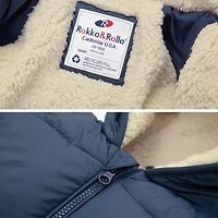 Rokka&Rolla Baby Boys Fleece-Lined Puffer Jacket