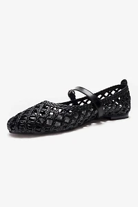Prologue Shoes Womens Doux Woven Ballet Flat