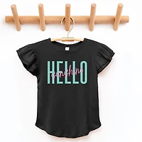 The Juniper Shop - Hello Sunshine Tall Flutter Sleeve Graphic T-Shirt