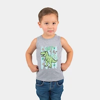 The Juniper Shop - Toddler Graphic Tank Out Door Dinosaur