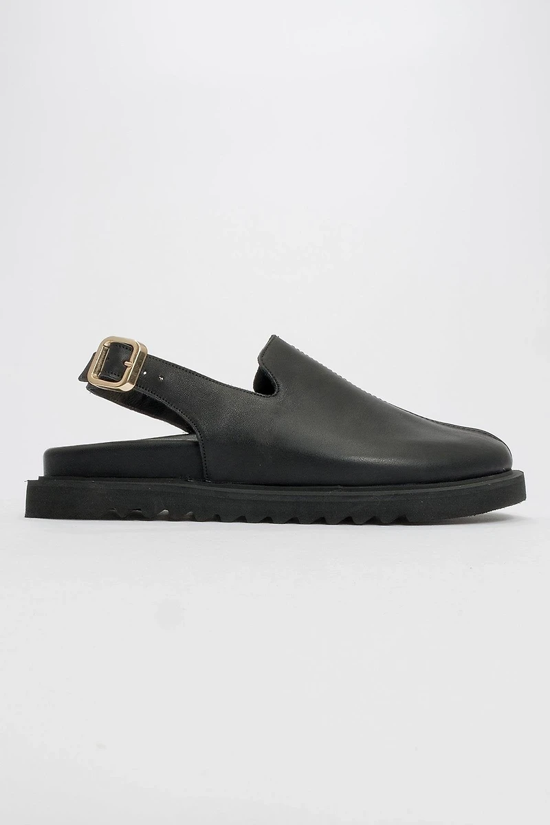 Forever & Always Womens Laby Leather Mules