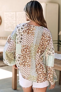 Threaded Pear Women's Winnie Long Puff Sleeve Shirt