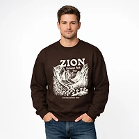 Simply Sage Market - Zion National Park Established 1919 Men's Graphic Sweatshirt