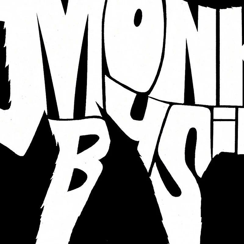 LA Pop Art Men's Word T-Shirt - Monkey Business