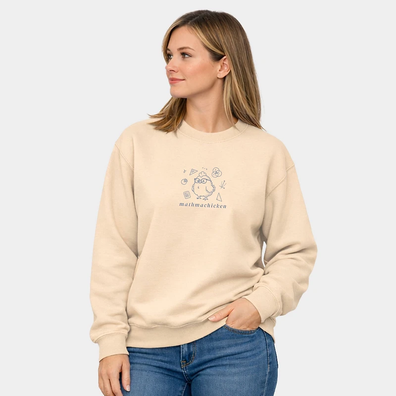 Simply Sage Market - Mathmachicken Pun Women's Graphic Sweatshirt