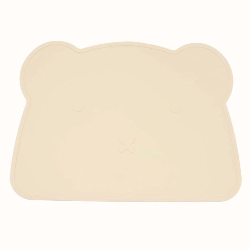 MyKids-USA Baby Bear Shape Silicone Washable Insulated Placemat