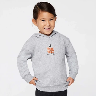 The Juniper Shop - Toddler Hoodie Embroidered Broom Trick or Treat