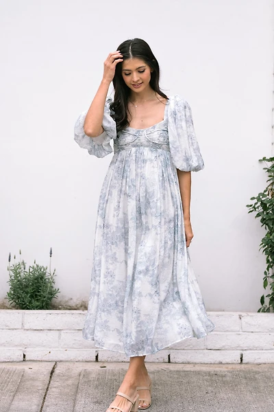 city beach floral dress The Flower Hour - Resort Dress Navy / Xxl main image 0