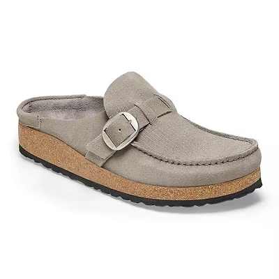Birkenstock Women's Buckley Suede Mules - Stone Coin 1025242