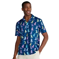 Chubbies Men's Tyrannosaurus Rep Performance Polo