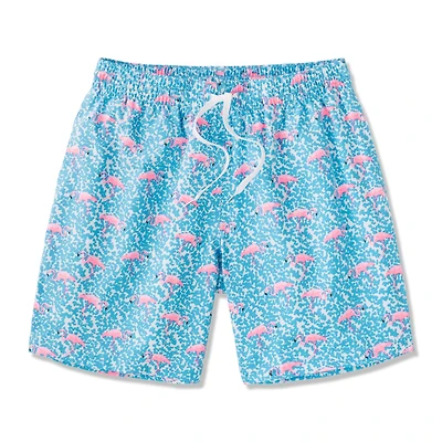 Chubbies Men's The Domingoes are for Flamingoes Swim Trunks - 7" Inseam