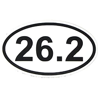 26.2 Oval Sticker