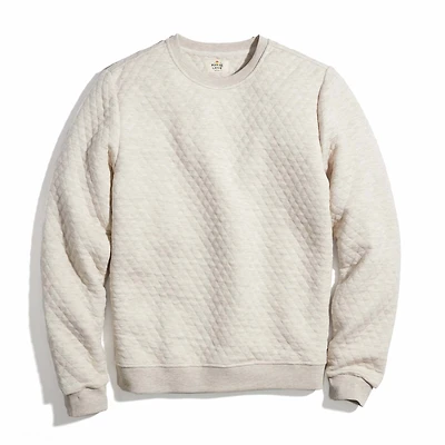Marine Layer Men's Corbet Quilted Crewneck