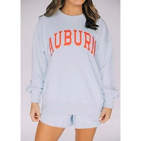 Scarlet & Gold The Mallory Crewneck Sweatshirt - Auburn