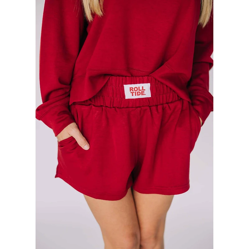 Scarlet & Gold Women's Ava Airy Shorts - Alabama