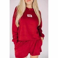 Scarlet & Gold Women's Ava Airy Crewneck Sweatshirt - Alabama