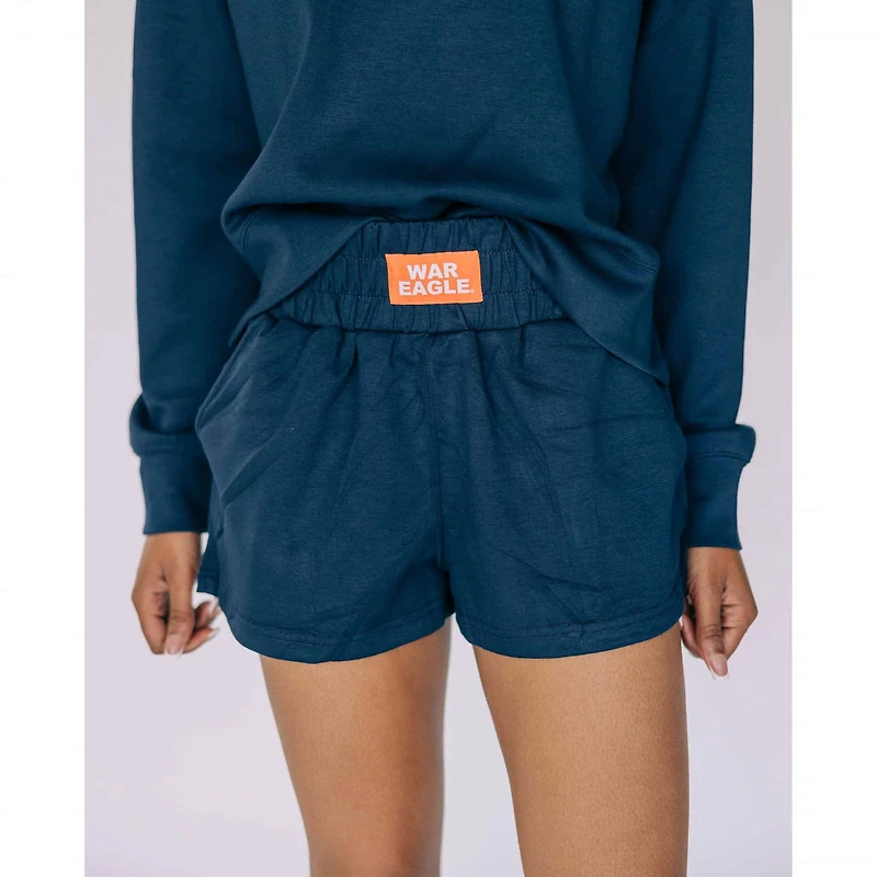 Scarlet & Gold Women's Ava Airy Shorts - Auburn