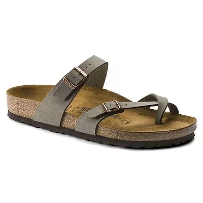 Birkenstock Women's Mayari Birkibuc Sandals - Stone 71071