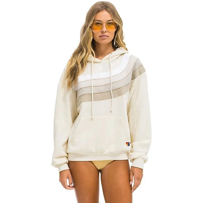 Aviator Nation Wave 4 Stripe Pullover Hoodie