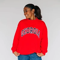 Scarlet & Gold Women's Madi Sweatshirt - Georgia