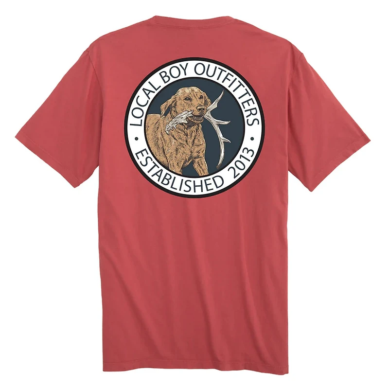 Local Boy Men's Antler Retrieve Short Sleeve Tee