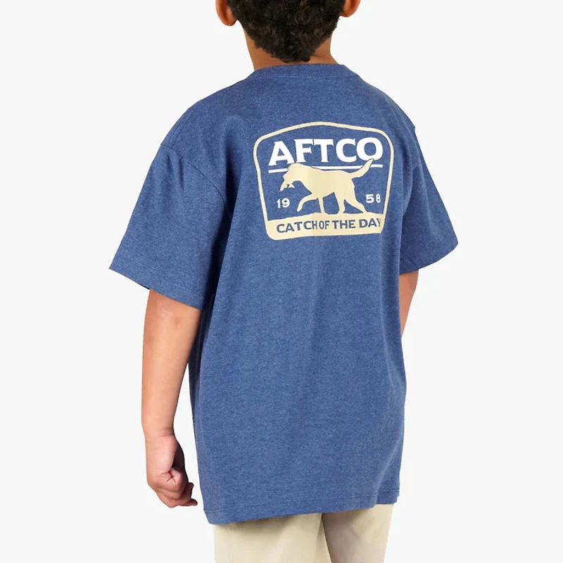 AFTCO Boys' Fetch T-Shirt Short Sleeve
