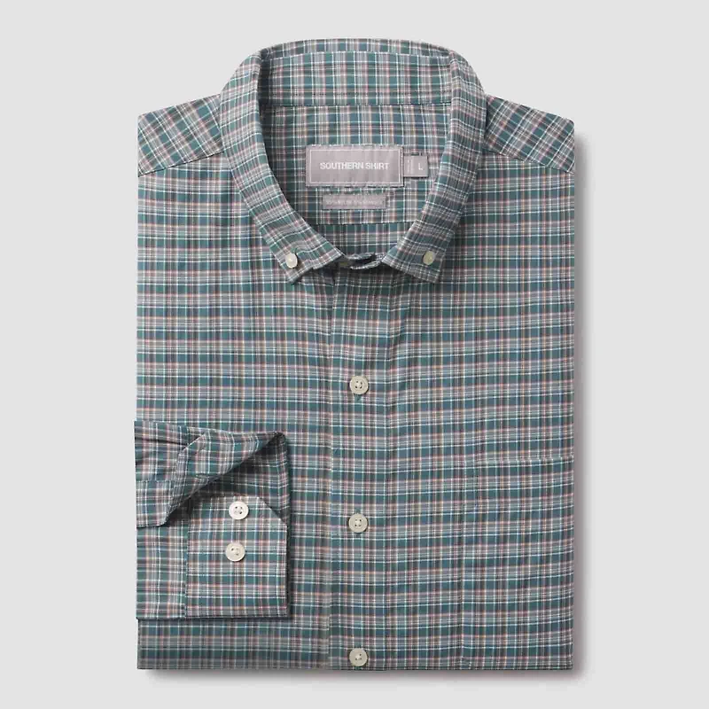 Southern Shirt Company Men's Bennett Plaid Long Sleeve