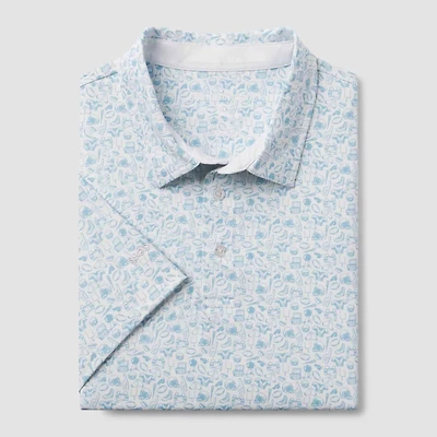 Southern Shirt Company Men's Biggest Fan Printed Polo