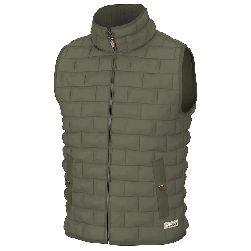 Local Boy Men's Brick Quilted Vest