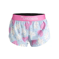 ChicknLegs Women's Animal Cookies Split Shorts 1.5"