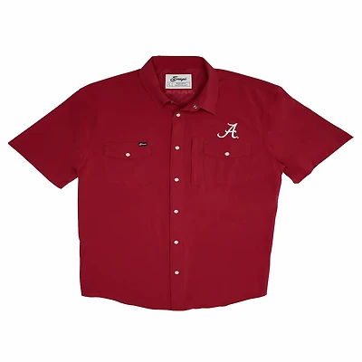 Snaps Men's Alabama Pearl Snap Short Sleeve Shirt
