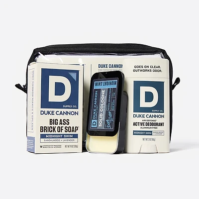 Duke Cannon Midnight Swim Gift Set