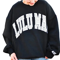 LuLu Mac Sweatshirt with Polka Dot Lettering